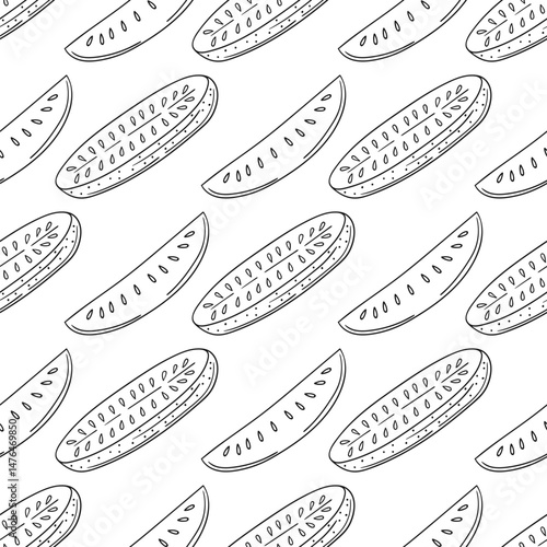 Monochrome cute pattern. Pattern for textiles in hand draw style