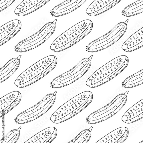 Monochrome cute pattern. Pattern for textiles in hand draw style