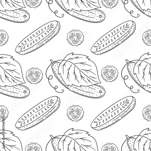 Monochrome cute pattern. Pattern for textiles in hand draw style