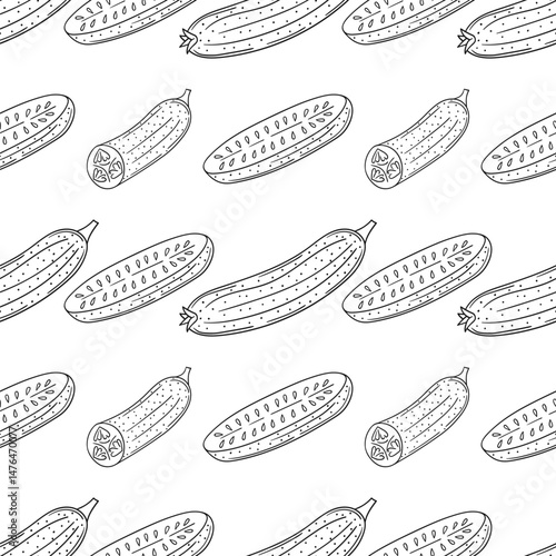Monochrome cute pattern. Pattern for textiles in hand draw style