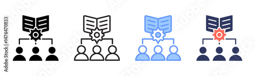 Structure icon sheet multiple style collection