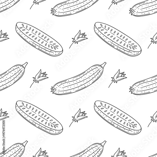 Monochrome cute pattern. Pattern for textiles in hand draw style