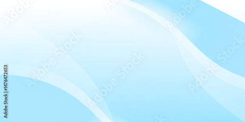 Abstract white wavy glowing lines on a blue background. Futuristic digital high-technology pattern.