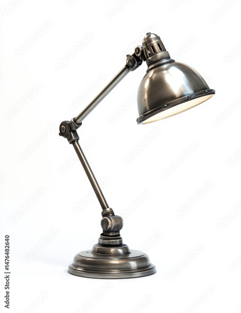 Adjustable, antique-style desk lamp Adjustable, antique-style desk lamp