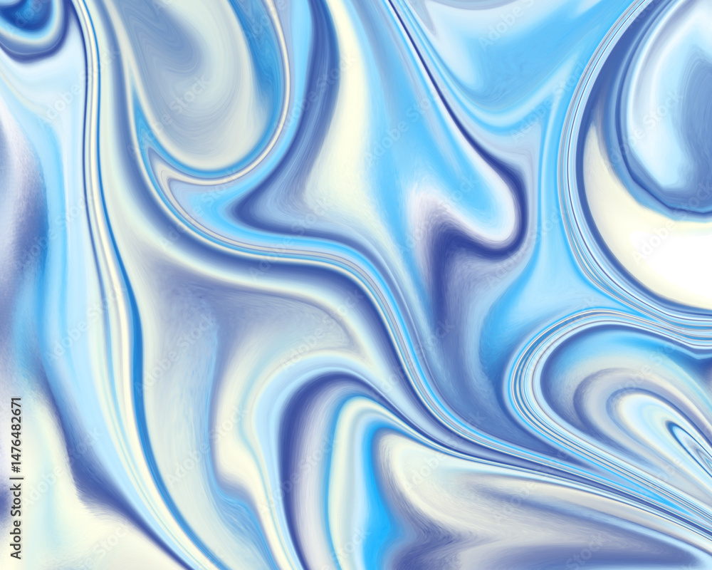 Fototapeta premium seamless abstract blue marble liquid textured for wallpaper background