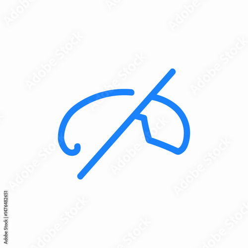 hang up phone icon sign vector