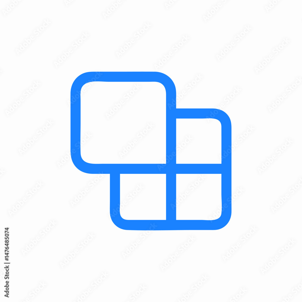 layout grid interface icon sign vector layout grid interface icon sign vector