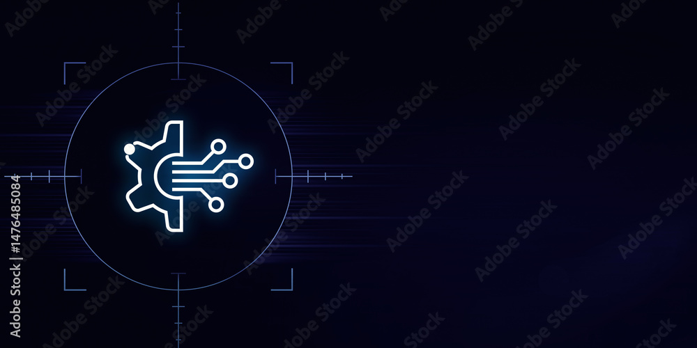 Obraz premium Precision Engineering The Fusion of Automation and Digital Innovation