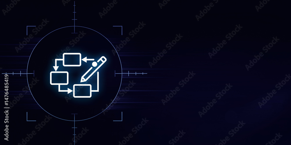 Obraz premium Workflow Precision Designing and Refining Processes for Optimal Efficiency