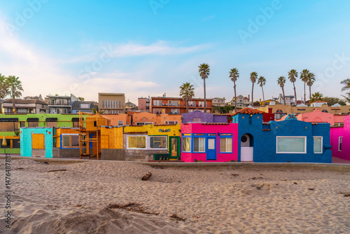 Cityscape of Capitola town, cityscape of   Santa Cruz County in California,