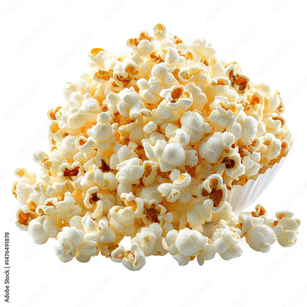 Popcorn isolated on transparent background. Popcorn isolated on transparent background.