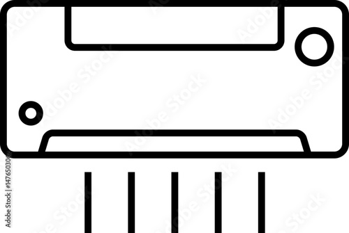 Industrial ventilation isolated icon