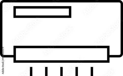 Industrial ventilation isolated icon