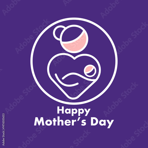 Vector Design happy Mother’s Day to celebrate.