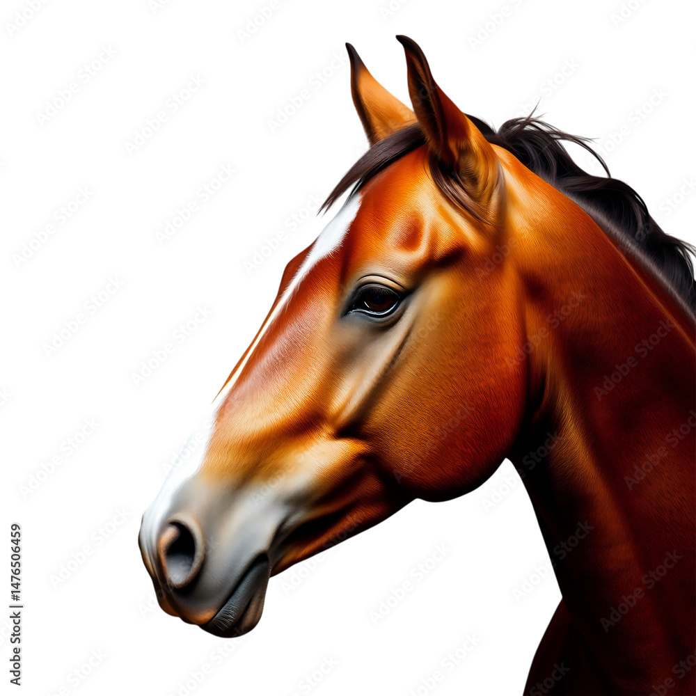 Fototapeta premium Chestnut Horse Portrait 