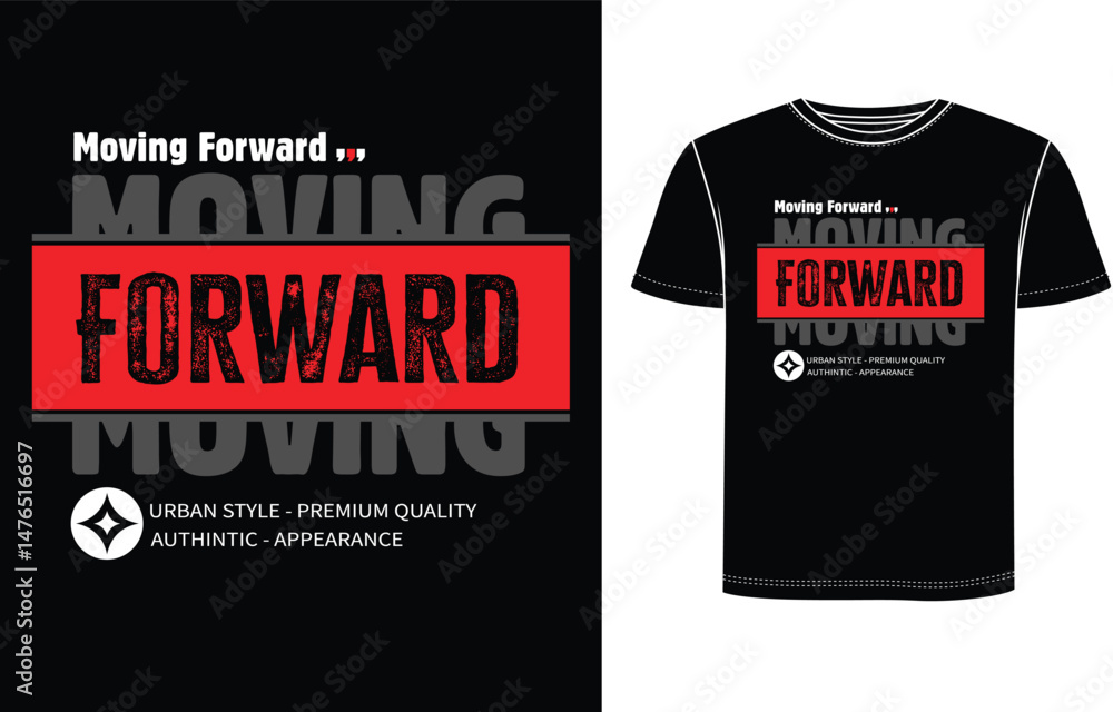 Fototapeta premium Motivational Typography T Shirt Drsign