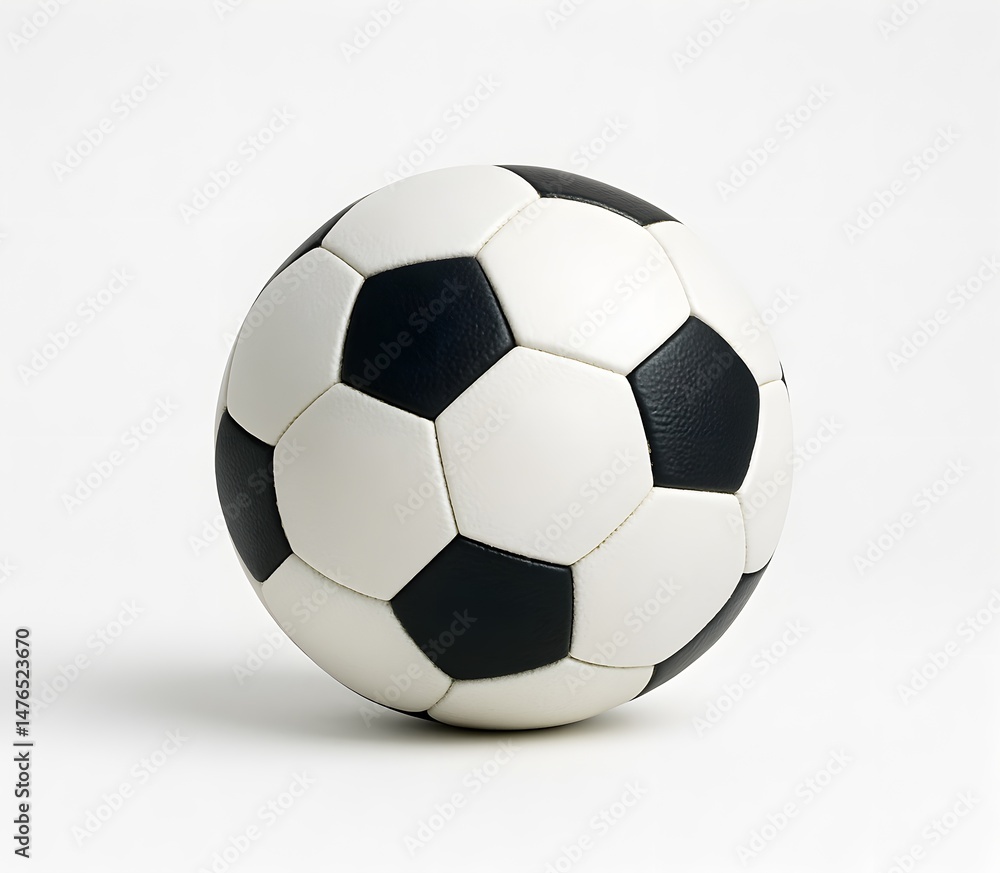 Obraz premium soccer ball on white background