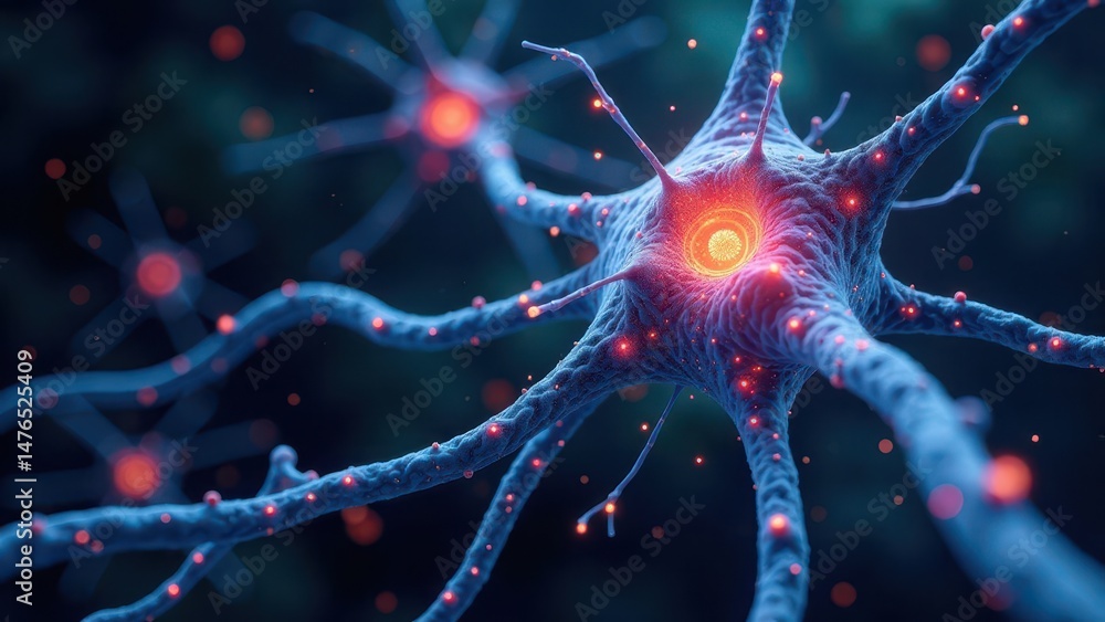Microscopic Visualization of a Neuron Firing and Communicating with Other Neurons in a Complex Neural Network Microscopic Visualization of a Neuron Firing and Communicating with Other Neurons in a Complex Neural Network