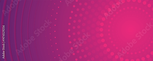 Pink and Purple Halftone Abstract Background