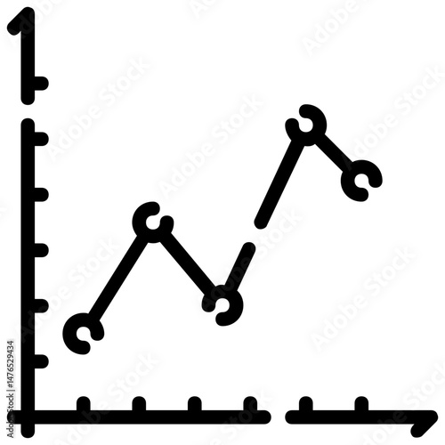 analytics vector outline icon