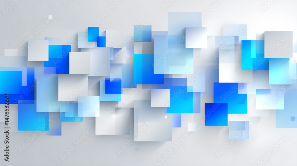 Dynamic abstract blue and white geometric lines background, Abstract blue and white geometric background Dynamic abstract blue and white geometric lines background, Abstract blue and white geometric background