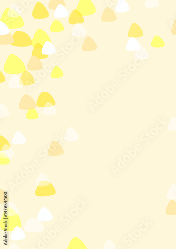 さわやかで抽象的な水彩の背景　黄色