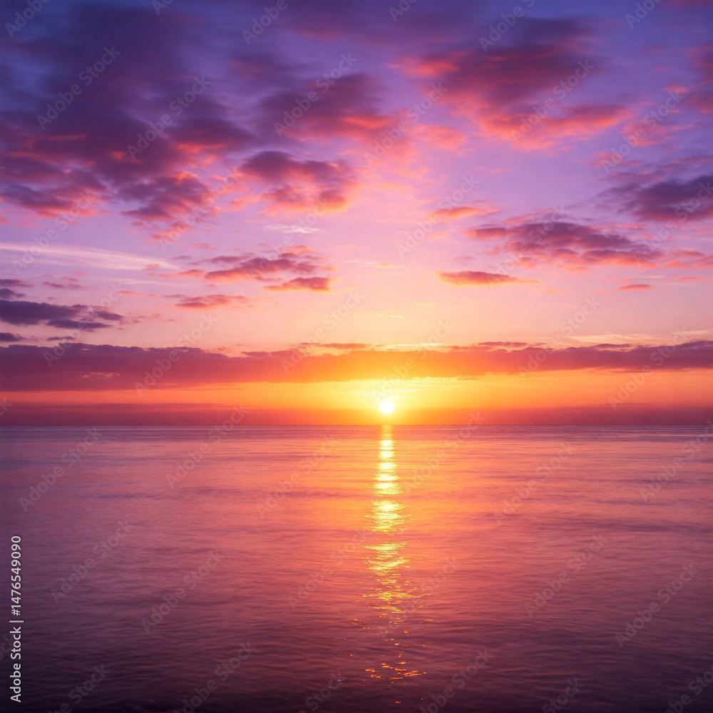 Obraz premium Beautiful Ocean Sunset