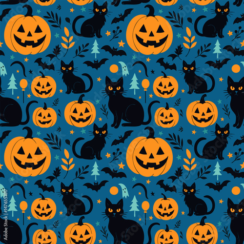 Seamless Halloween Pattern