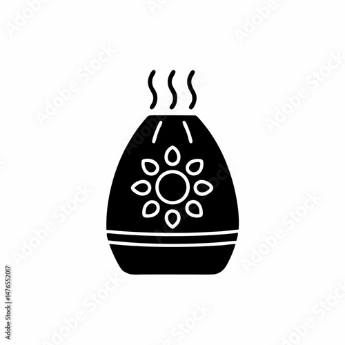 creative details Outline silhouette Air purification icon vector illustration