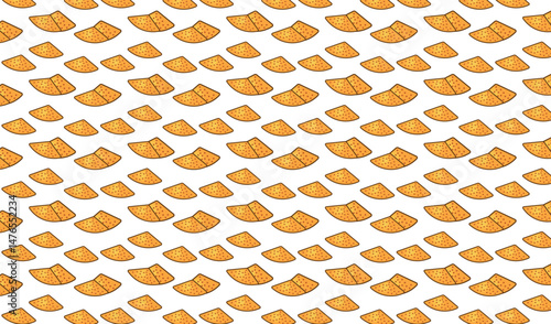 Tortilla chips, mexican food, latin food, clipart, illustration, for designers, pattern