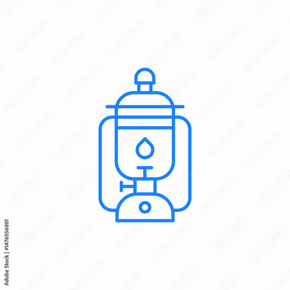 outdoor gas lantern icon sign vector outdoor gas lantern icon sign vector