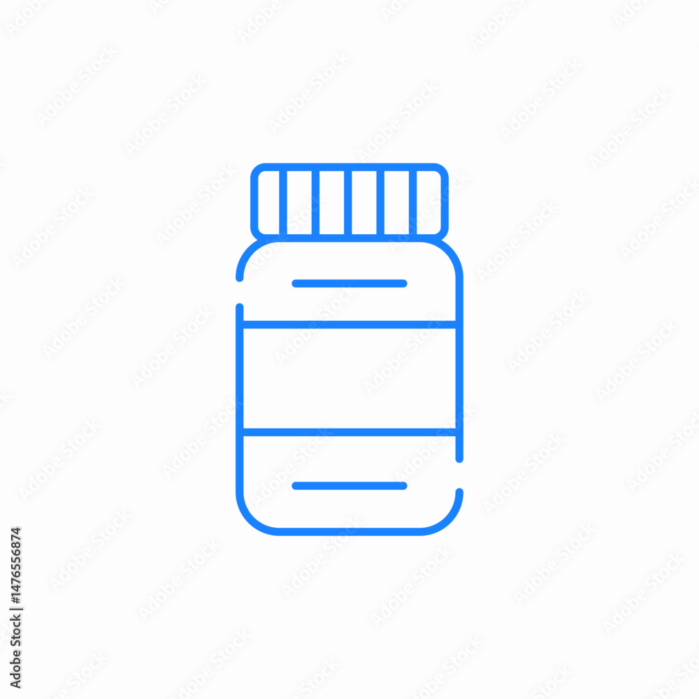 pill medicine container icon sign vector pill medicine container icon sign vector