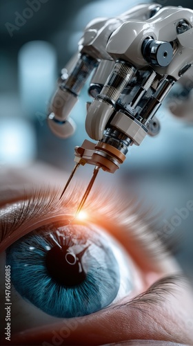 Robotic Precision Advanced Eye Surgery with