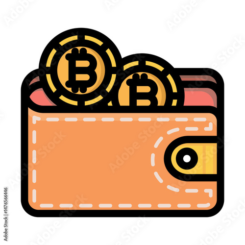 Cryptocurrency Wallet Illustration