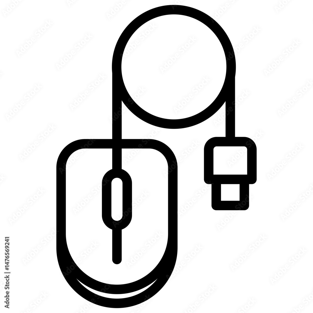 mouse line icon mouse line icon