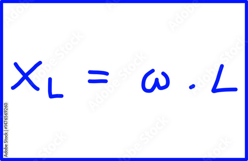 physics alternating current voltage, physics formula Inductive Reactance