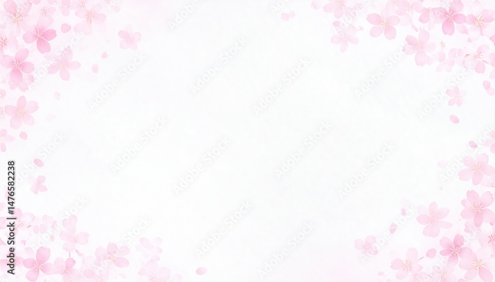 Blooming cherry blossoms japan floral illustration soft background aesthetic view seasonal beauty Blooming cherry blossoms japan floral illustration soft background aesthetic view seasonal beauty