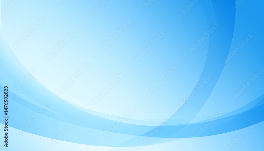 Ombre blue curve on a light blue background illustration Ombre blue curve on a light blue background illustration