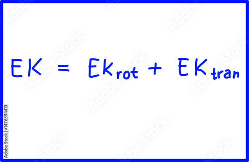 rotational dynamics physics, total kinetic energy physics formula