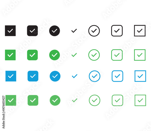 set of icons for web design