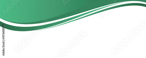 Modern banner background design. Banner template with dynamic wave shapes.