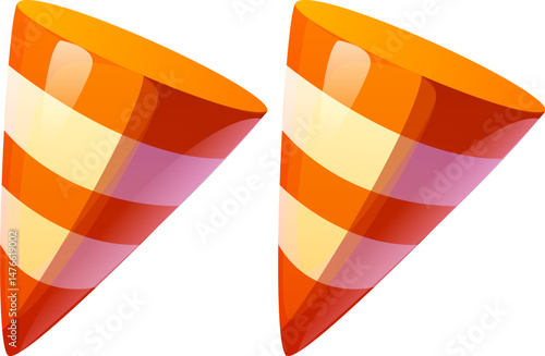 Auto racing championship font road cone punctuation quotation mark. Racing motorsport English alphabet font mark, car rally vector typeset element. Automobile race championship ABC type sign