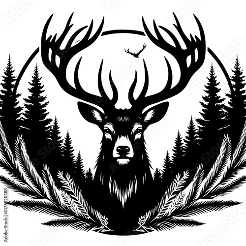 deer head silhouette