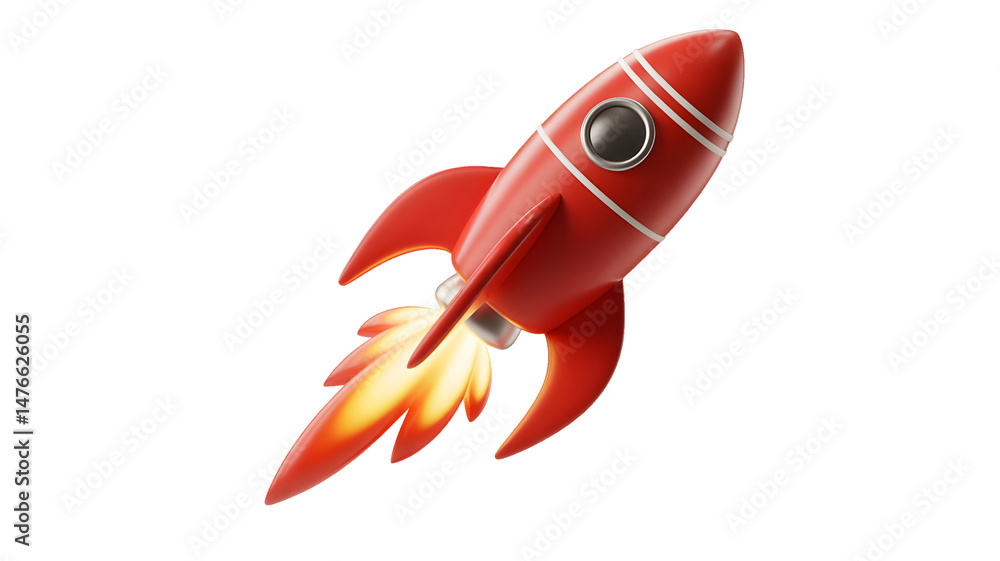 Fototapeta premium rocket in space