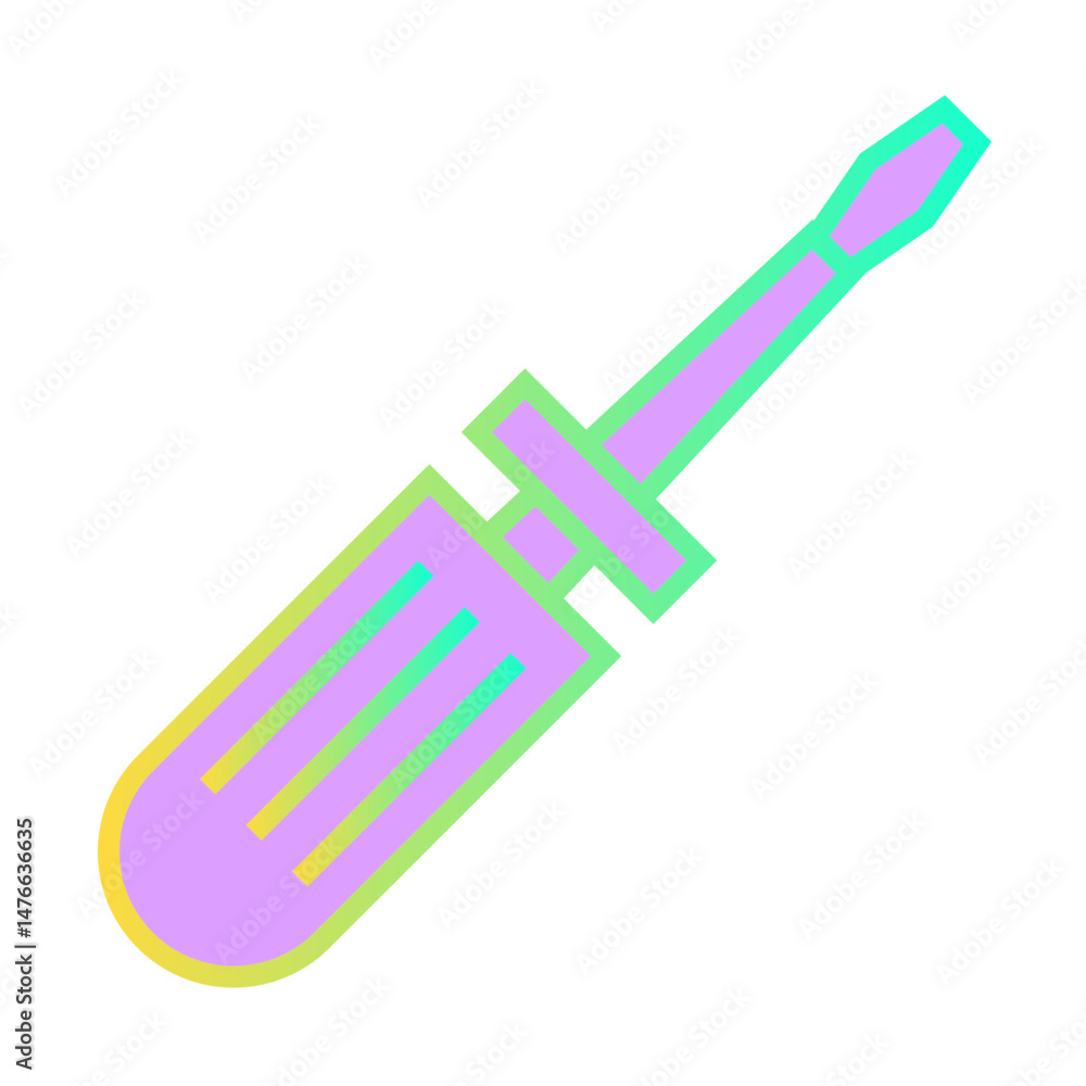 Screwdriver icon design Screwdriver icon design