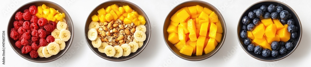 Assorted Fruit Bowls Assorted Fruit Bowls