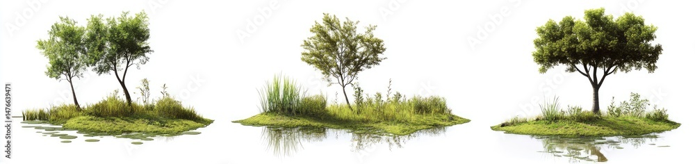 Fototapeta premium Serene Island Landscapes