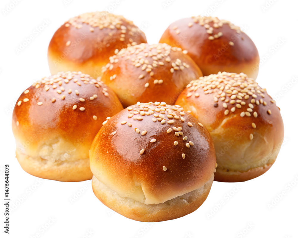 buns with sesame seeds isolated on white background. PNG Transparent file type with High Definition Quality. buns with sesame seeds isolated on white background. PNG Transparent file type with High Definition Quality.