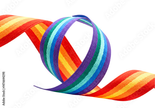Wallpaper Mural Rainbow Ribbon LGBTQ Pride Symbol LGBT Gay Lesbian Bisexual Transgender on Transparent background Torontodigital.ca