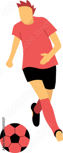 soccer football player charater